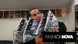 FASHION NOVA HAUL + TRY ON (Jackets, Flare Sweatpants, Sweaters)