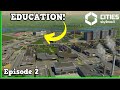 Building a BIG CITY in CITIES: SKYLINES 2! Ep2 🚗