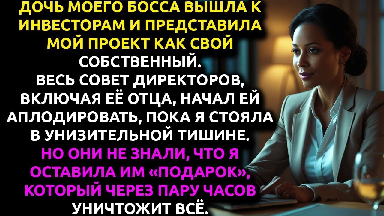 Мой проект УКРАЛИ, но я спрятала в нём одну деталь… которая ОБАНКРОТИЛА всю компанию