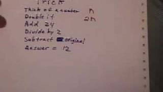 A Math trick