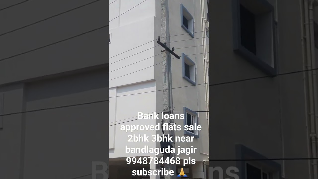 BANK LOANS APPROVED FLATS SALE NEAR KHALIMANDIR BANDLAGUDA JAGIR HYDERABAD