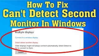 FIX Windows 10 Not Detecting Second Monitor screenshot 3