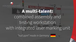 Celebrity A multi-talent – combined assembly and quality inspection station with integrated laser marking unit Wealth