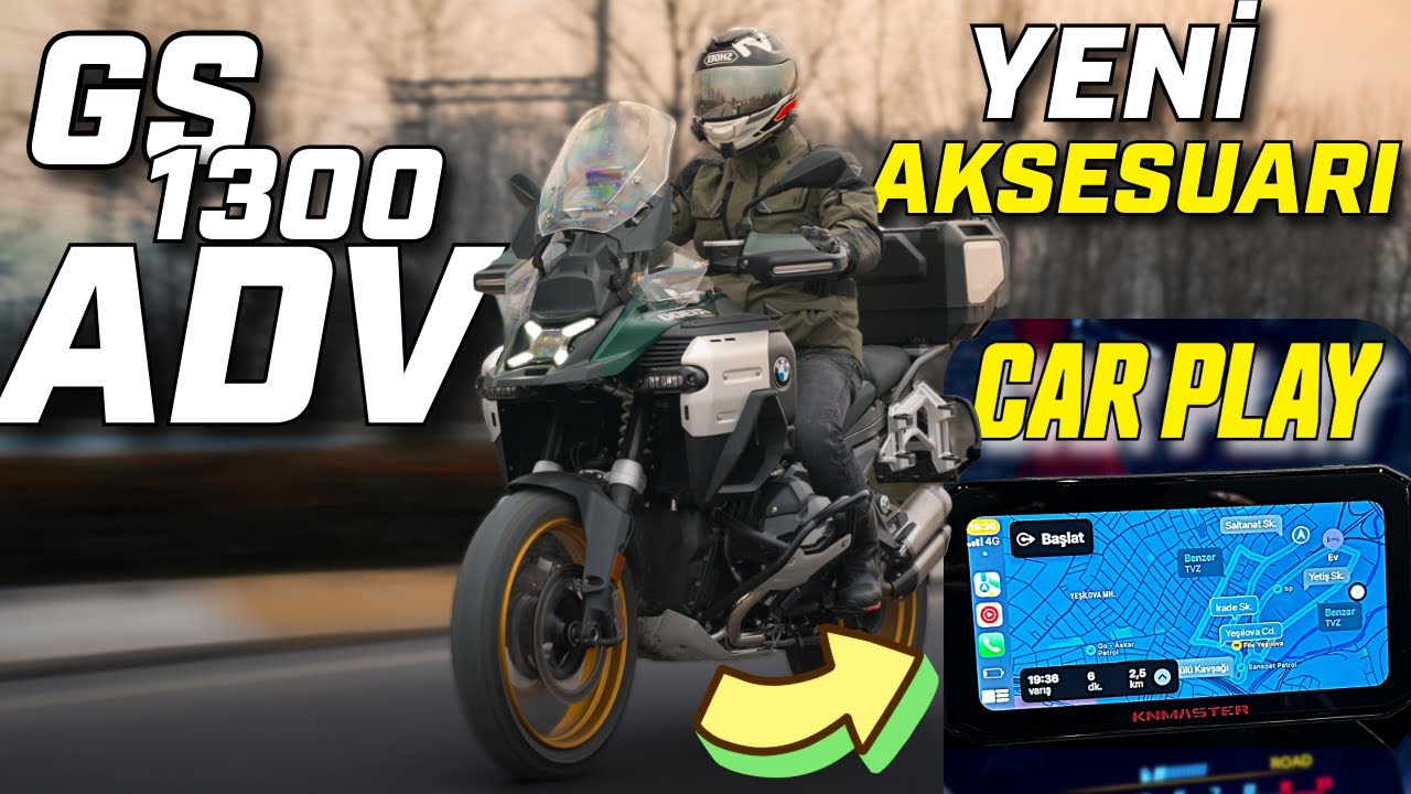 GS 1300 ADV 'ye Yeni Aksesuarı / CarPlay MOTOPLAY 2000