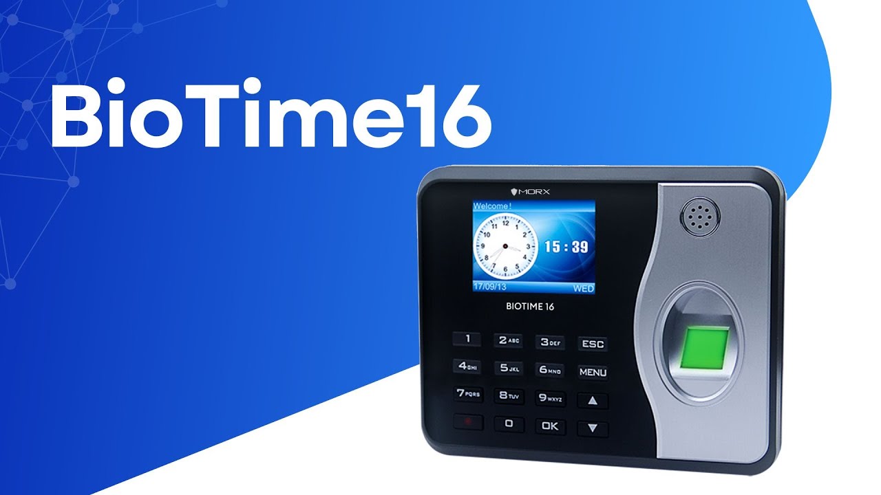BioTime 16: Standalone Fingerprint Time Attendance System - YouTube