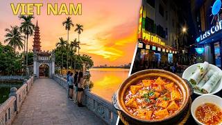 Hanoi After Rain at 6PM 🌧️ | Only 3 Tourists Left at Tran Quoc Pagoda for Sunset screenshot 2