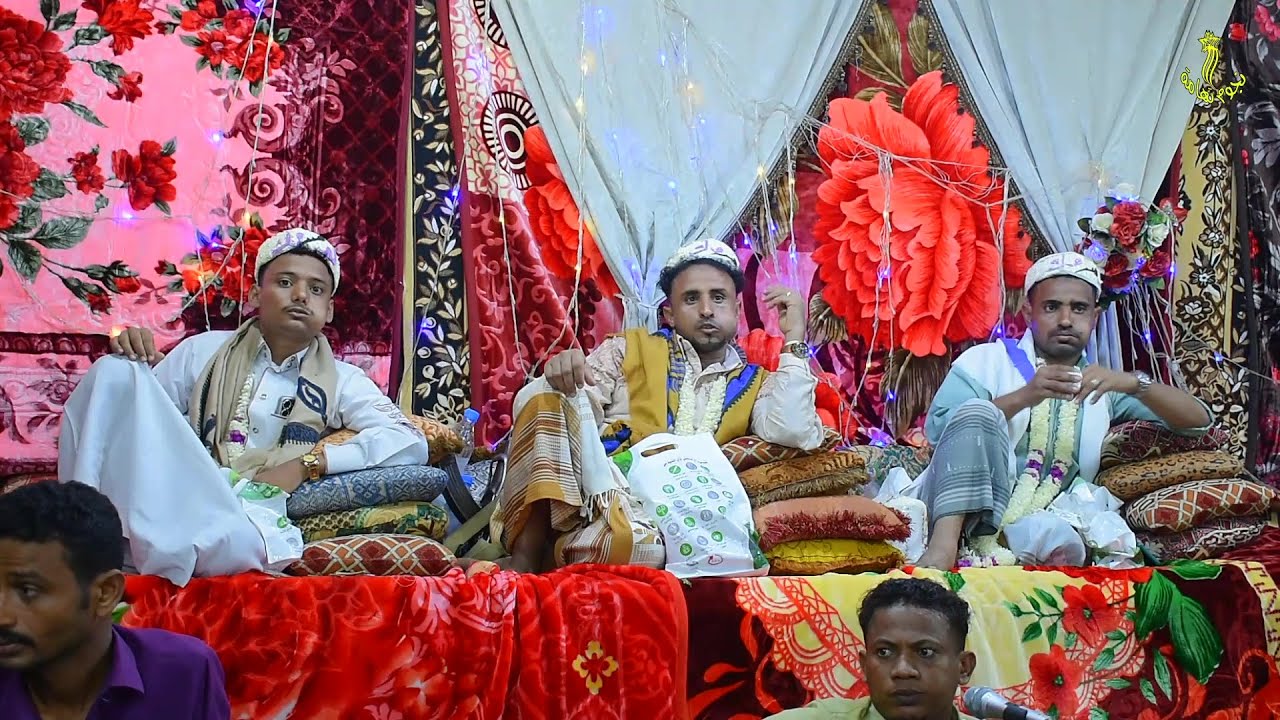 وهذي العين ليه تدمع غناء الفنان نسيم يحي في زفاف الأخوين عصام وايمن أحمد برمل بمحوى الشجون