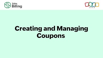 Creating and Managing Coupons - Zoho Billing