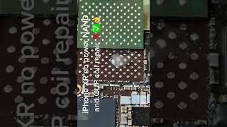 iPhone XR no power on  nand and cup u oil repair