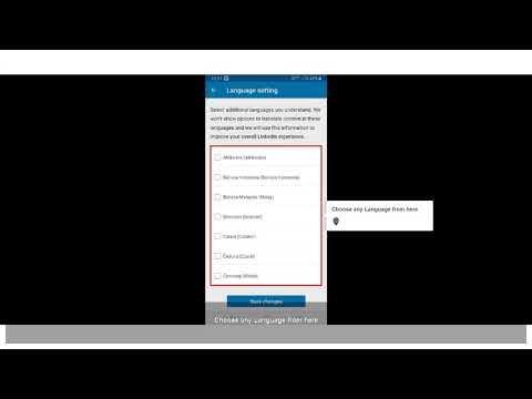 How to add content language on your LinkedIn App