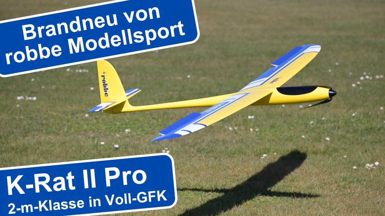 K Rat II Pro – Voll-GFK-Segler der 2-m-Klasse – Neuheit 2025 von robbe Modellsport kurz vorgestellt