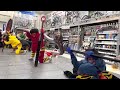 本成寺鬼踊り奉賛会がコメリパワー三条四日町店で出張公演