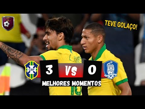 Brasil 3 x 0 Coreia do Sul - 19/11/19 - Amistoso - Futebol JP 