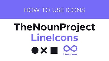 How to use icons | The Noun Project | Line Icons