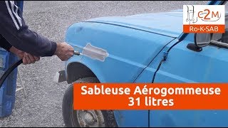 PRÉSENTATION SABLEUSE/AÉROGOMMEUSE 45L