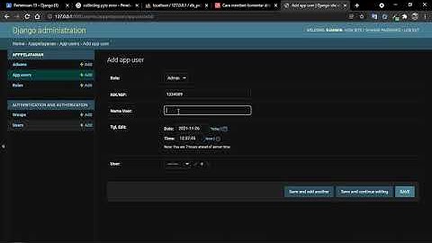 DJANGO FRAMEWORK APP PELAYANAN | PEMROGRAMAN JARINGAN