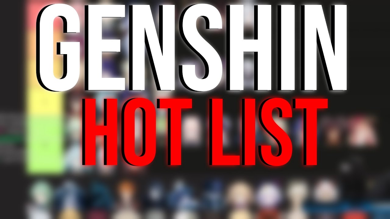 Ultimate Hottest Genshin Impact Tier List!?