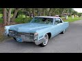 1966 Cadillac Deville start up and walk around.  Read History behind the car below.