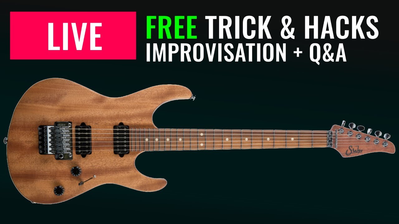 🔴 LIVE GUITAR: Fusion JAM