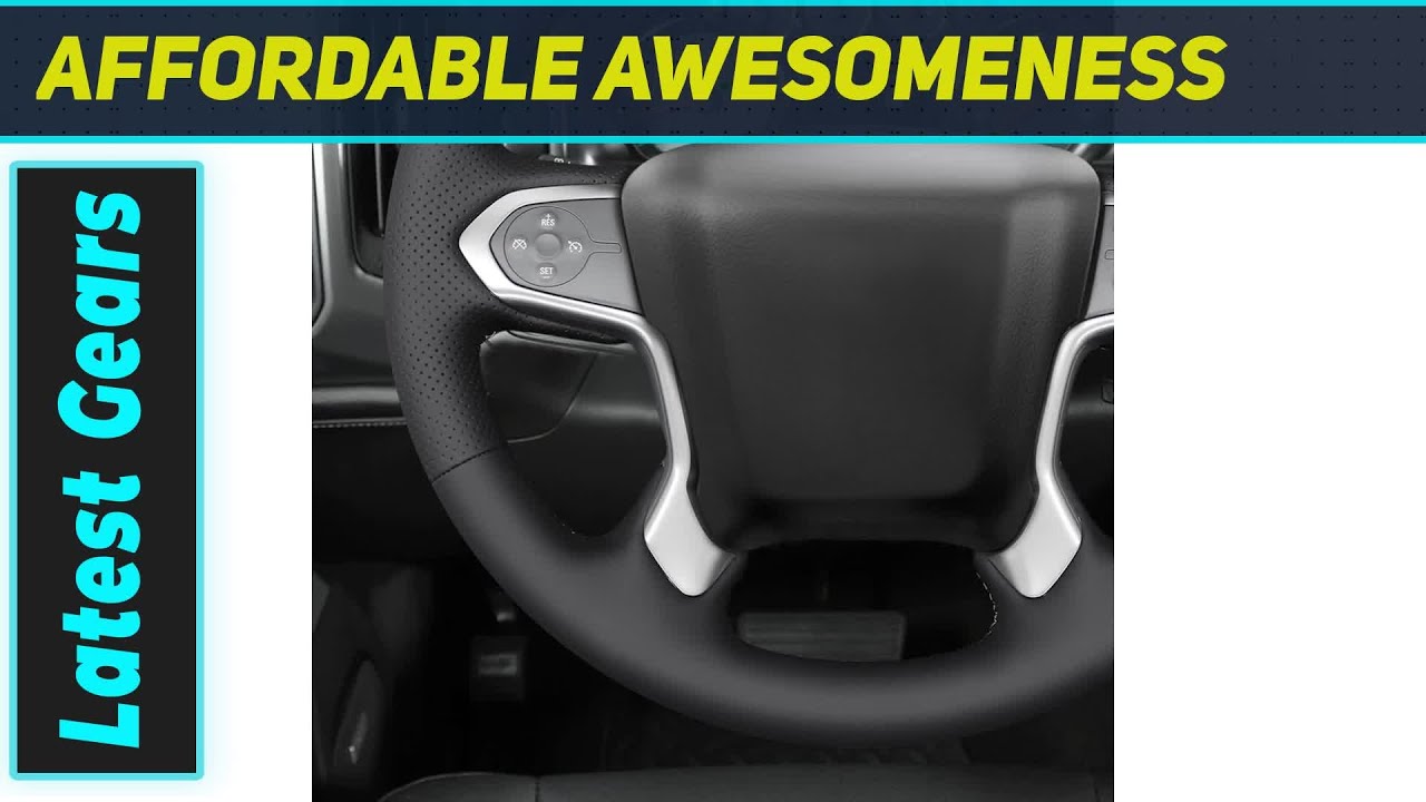 MEWANT Leather Steering Wheel Cover: The BEST Upgrade for Your Chevy!