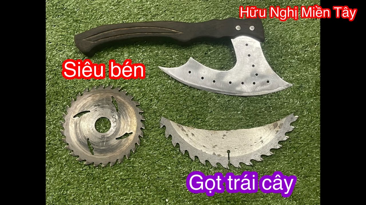 Cai Riu Làm cái rìu gọt trái cây vô cùng sắt bén từ thứ bỏ đi.... - YouTube