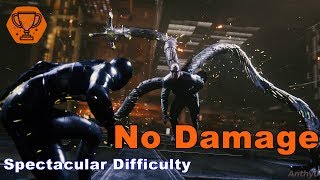 Doc Ock Boss Fight No damage Spectacular Difficulty - Spider-Man PS4