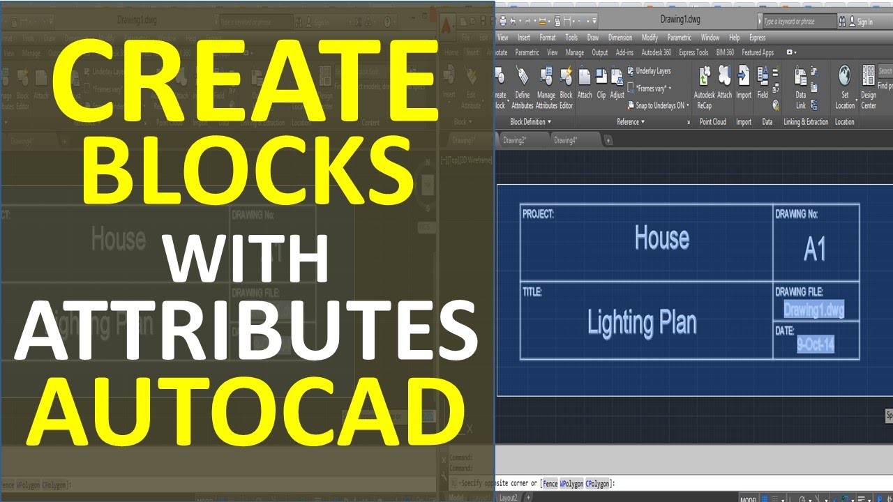 How to Create a Block in AutoCAD & Other Block Tips