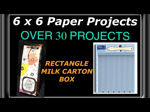 6 X 6 Projects - Rectangle Milk Carton Box -6x6201915