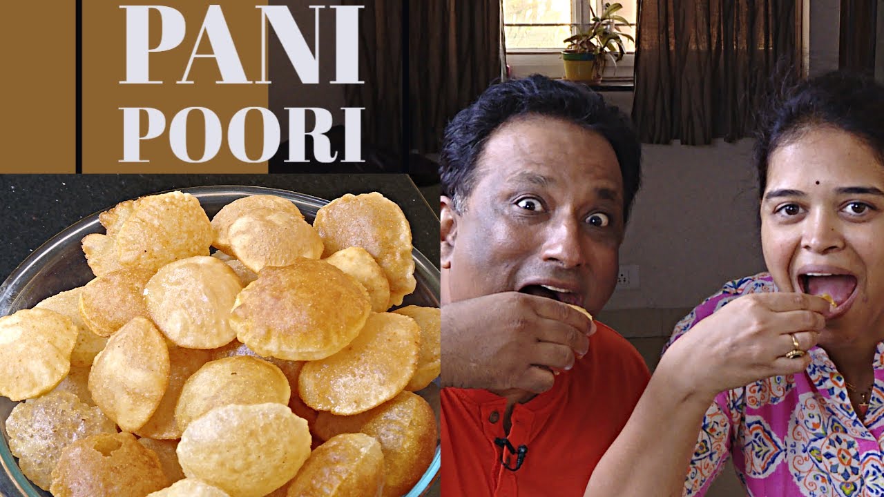 Pani Poori   Home made Poori for Pani Poori   Pani Puri Eating Competition   Golgappa Recipe vahchef | Vahchef - VahRehVah