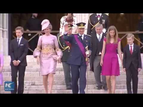 Belgian Royal Family Attends National Day Celebrations