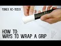How To: Wrap a Badminton Racket with Grip - YumoTube