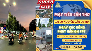 Mặt bằng “ Xịn xò “ đường Nguyễn Văn Cừ Nối dài ngay Kdc Hồng Phát | Mặt bằng Cần Thơ