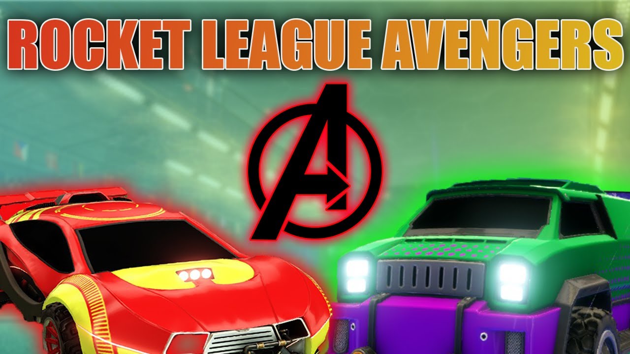 AVENGERS IN ROCKET LEAGUE | Rocket League - Hero Creation |