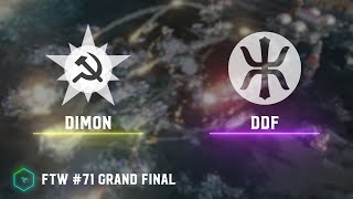Dimon(S) vs DDF(E)  FTW #71 Grand Finals  Red Alert 3