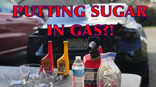 What Happens When You Add Sugar And Water To Gasoline?