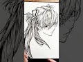 How to turn a sketch into a masterpiece#anime #masterpiece #drawing #art #歌詞動画 #歌ってみた