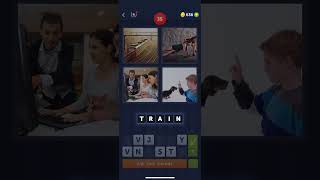 4 Pics 1 Word🔥 Level 35✅ @Sila games#mindgames #4pics1word #game #androidgames #shorts screenshot 5