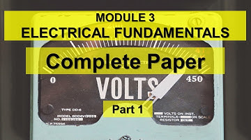 M3 Electrical Fundamentals | EASA Part 66 B1/B2 | Complete Paper (Part 1)