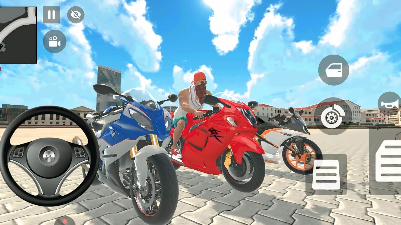 🤩Franklin purchase🤑3️⃣ Super bike KTM,BMW,R15 in India🇮🇳 theft auto simulator New update