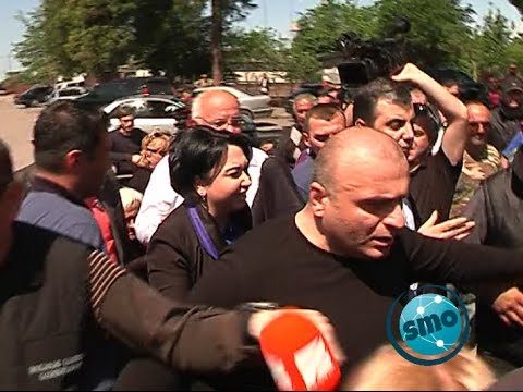 უმრავლესობის წევრებს \"ნაციონალები\" ზუგდიდში აქციით დახვდნენ