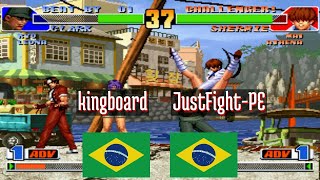 @kof98: kingboard (BR) vs JustFight-PE (BR) [King of Fighters 98 Fightcade] Mar 19