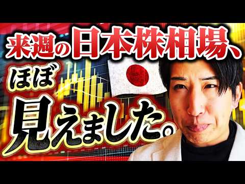 来週の日本株相場、ほぼ見えました！来週の投資戦略！【ゴルフコンペ】