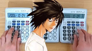 Death Note - L's Theme (Calculator Cover) Resimi