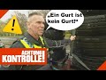 "Nur festgetüdelt!" 🤨 REIFENSTAPEL abenteuerlich GESICHERT! |1/2| Kabel Eins | Achtung Kontrolle