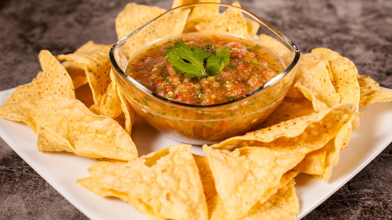 Como hacer Salsa para Chips estilo restaurante, fácil, paso a paso, y en casa Diana's Kitchen