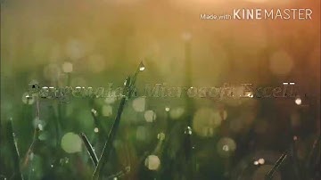 Materi pembelajaran Informatika SMP  kelas 7 pengenalan Ms Excell