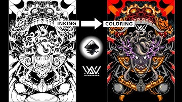 Drawing T-shirt Design use inkscape (Timelapse) - part 2