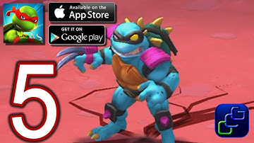 TMNT Mutant Madness iOS Walkthrough - Part 5 - Adventure Act 7