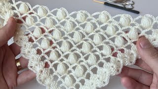 VERY BEAUTIFUL Easy Crochet Triangle Shawl Pattern crochetshawl crochet