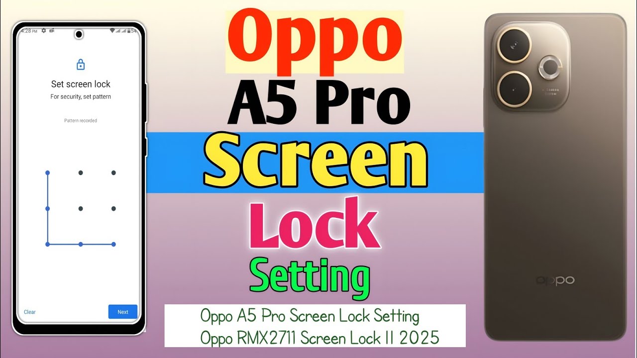 How To oppo A5 Pro look scene setting ||2025 - YouTube
